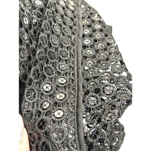 NWOT Designer Lily Pulitzer Black Sequin Aaliyah Dress Size 4 - Picture 16 of 16